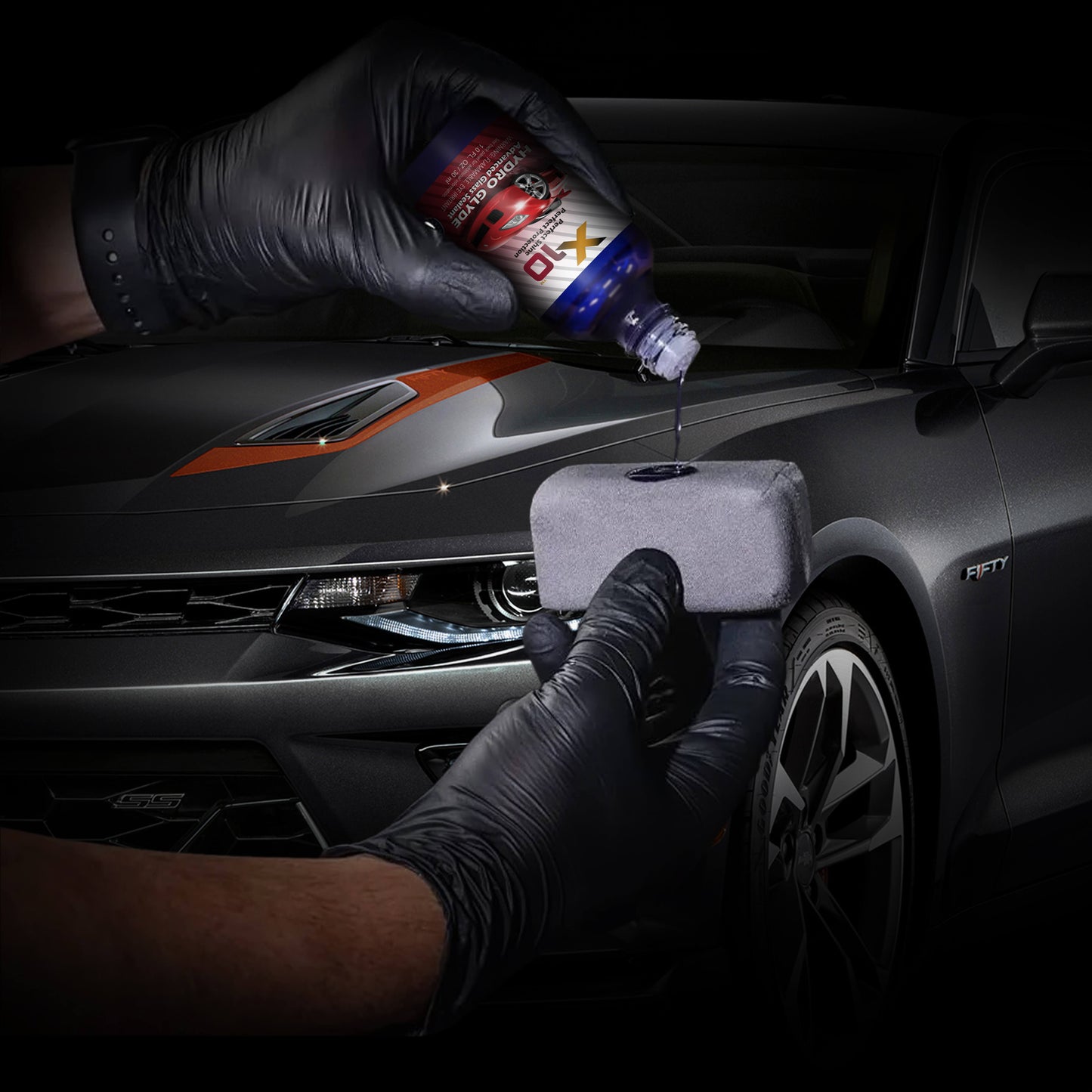 Prism Auto Lab Suede Applicator Pad